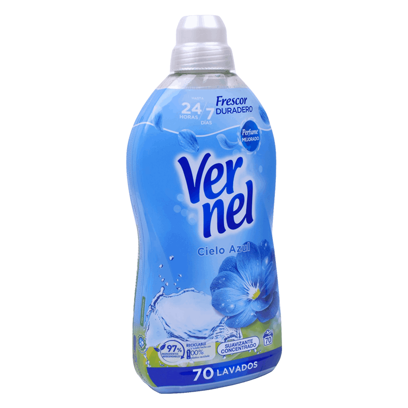 Vernel Amaciador Roupa Céu Azul 70 D