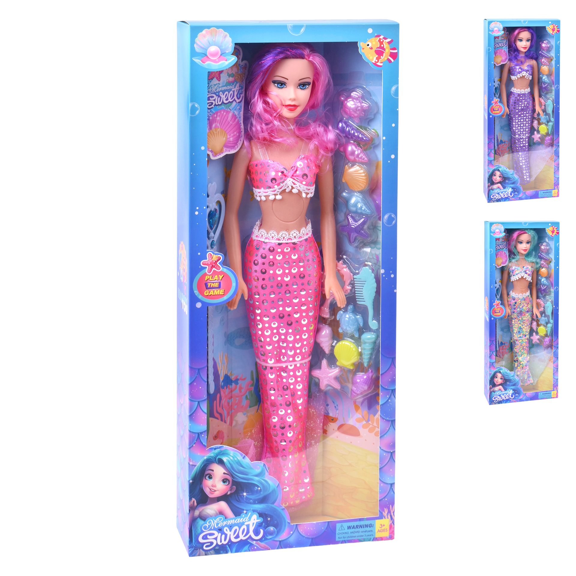 Brinquedo Boneca Sereia Sweet