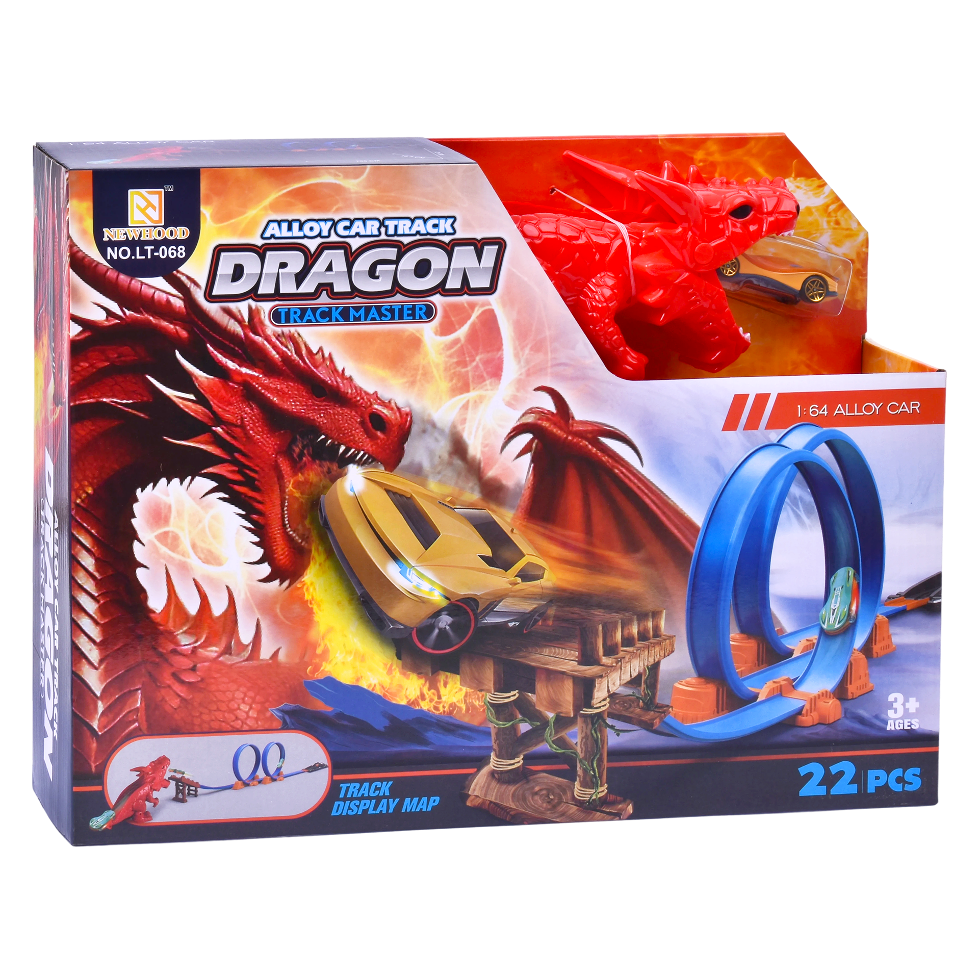 Brinquedo Pista Carros Dragon