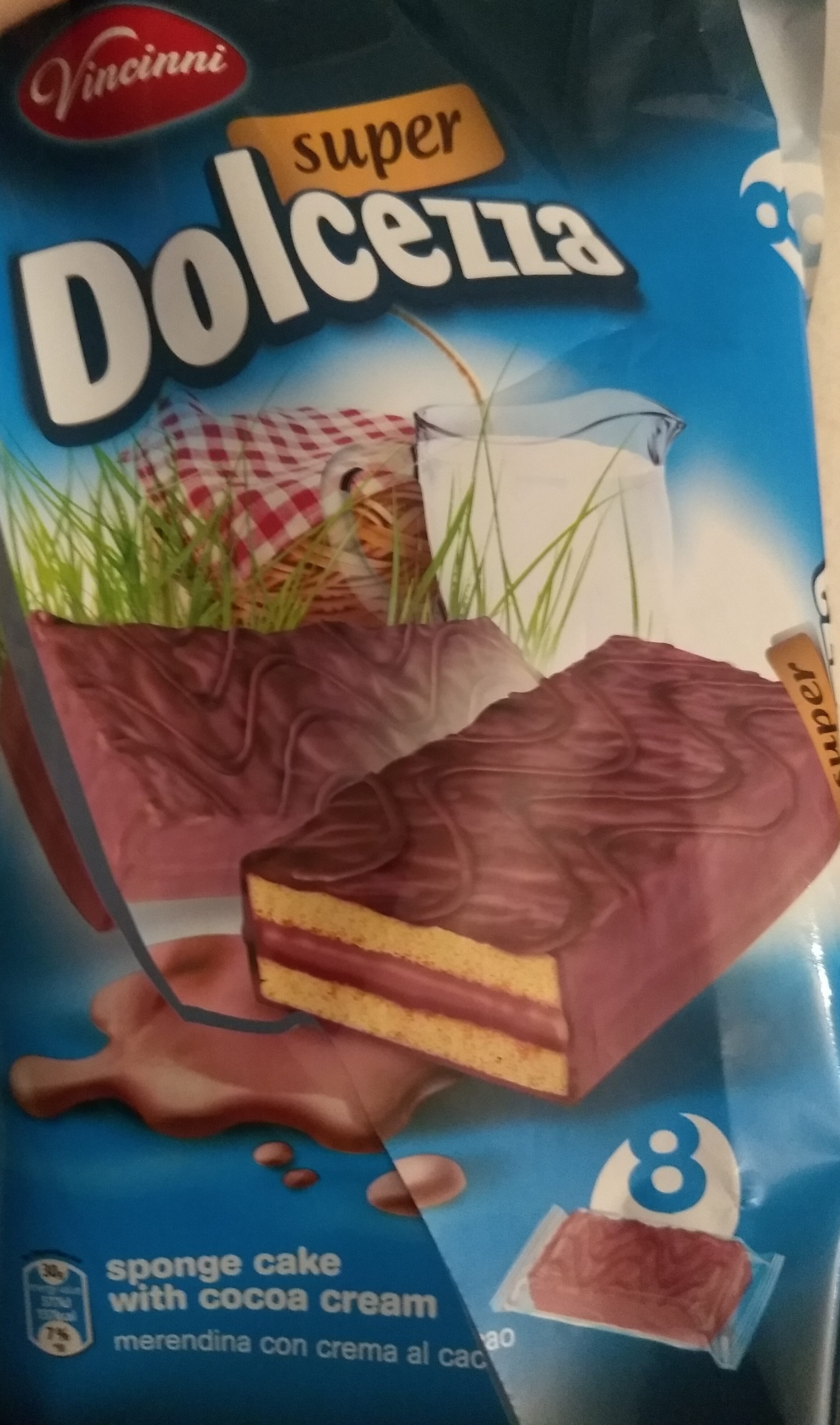 Dolcezza Super Choco Cream 240 gr Vincini