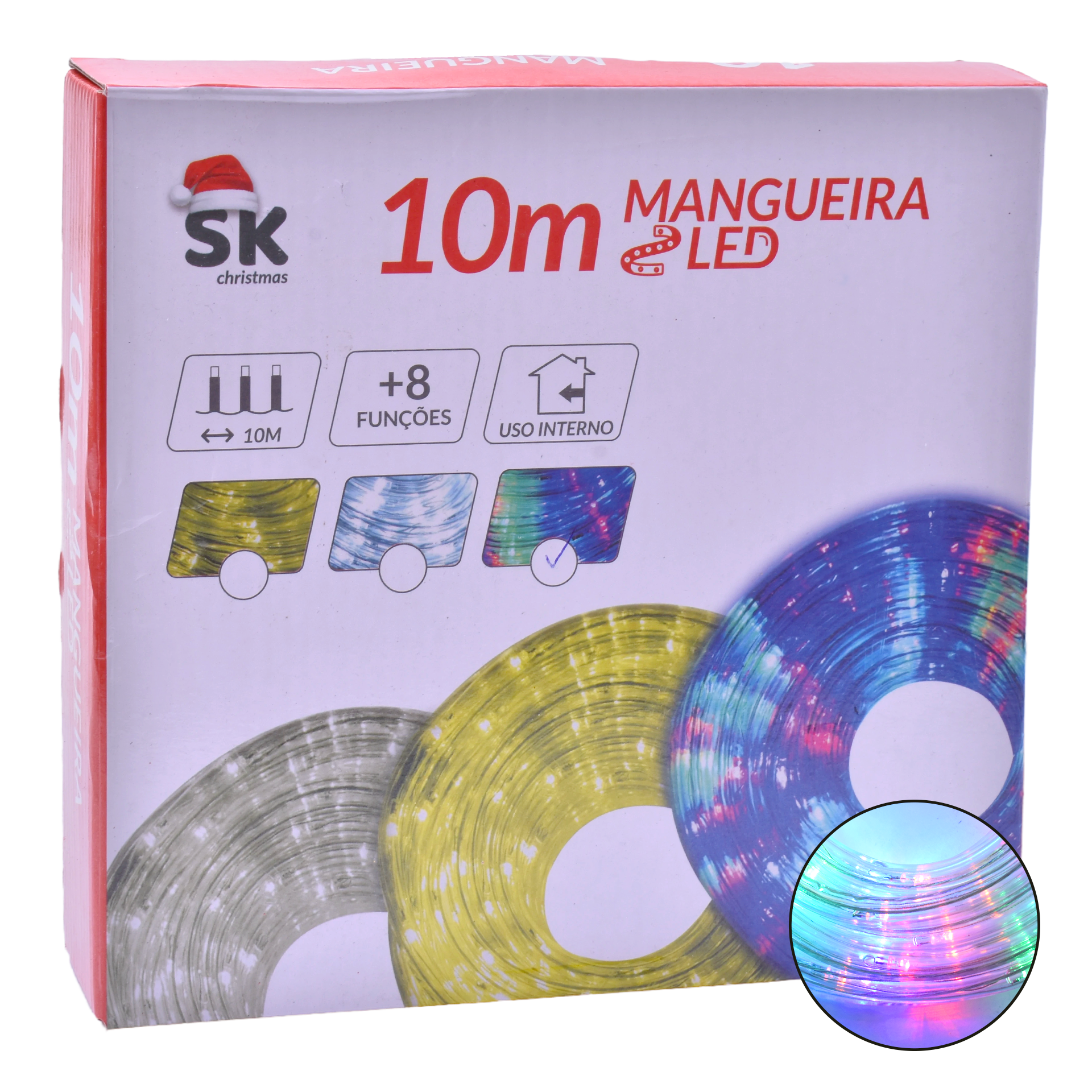 Mangueira Luz Led Color 10 mt