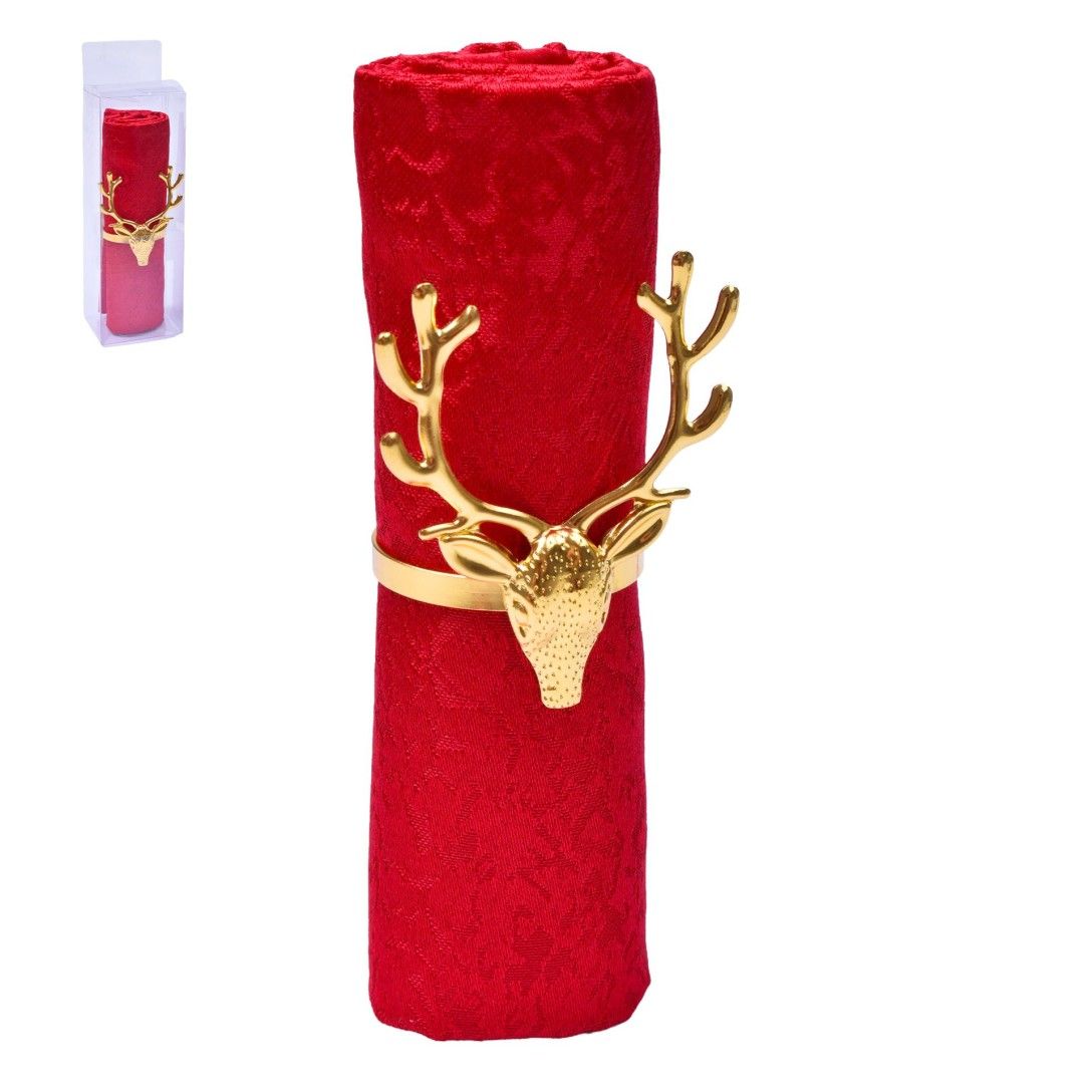 Decoração Natal Argola+Guardanapo