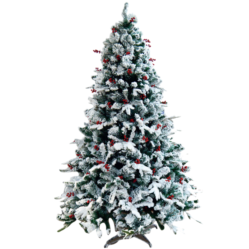 Decoração Arvore Natal Neve 210 cm