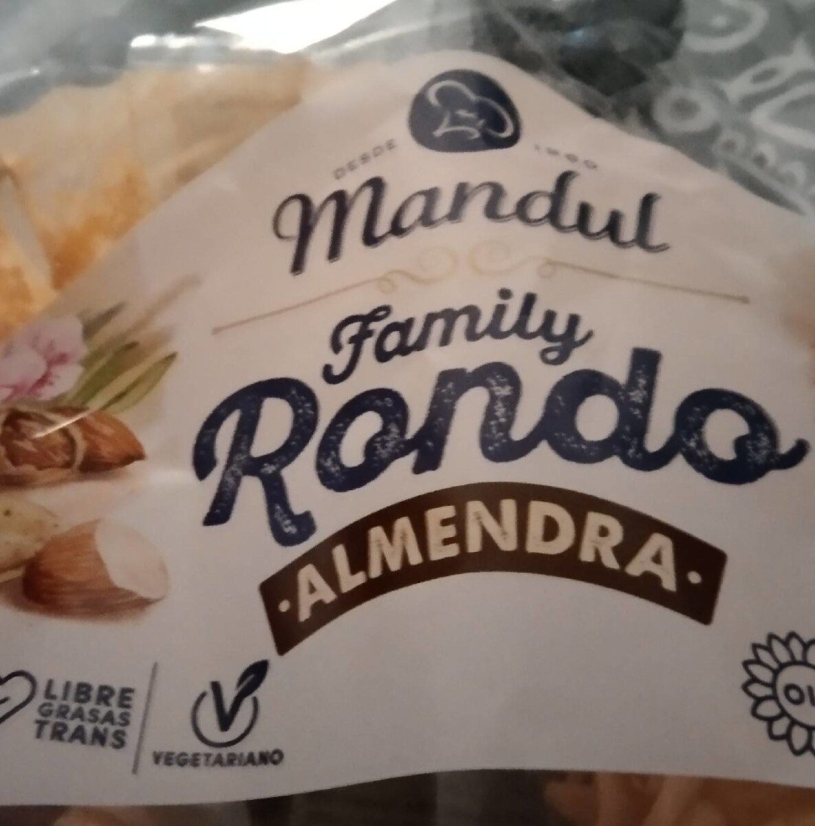 Mandul Rondo Amêndoa Familiar 400 gr