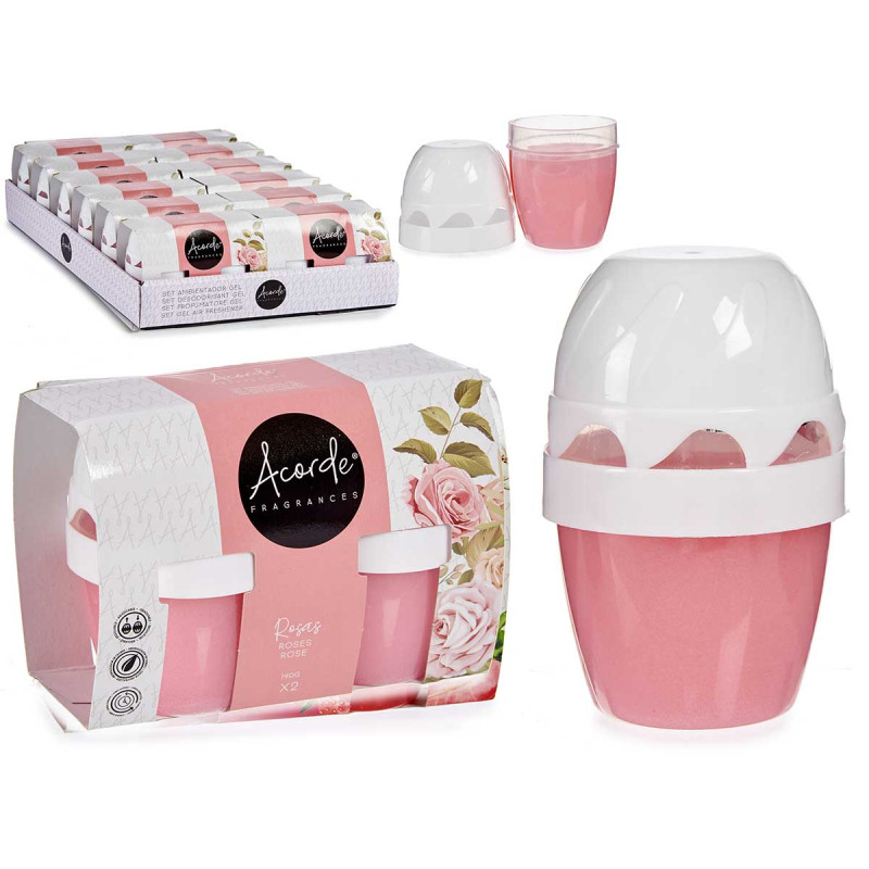Ambientador Gel Rosas 2x140g