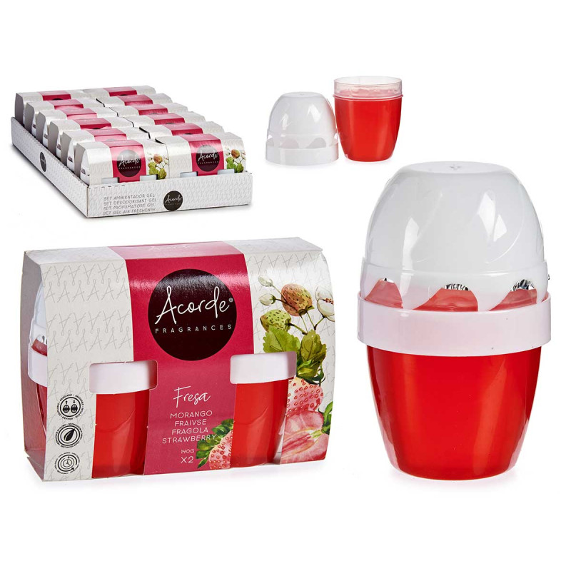 Ambientador Gel Morango 2x140g