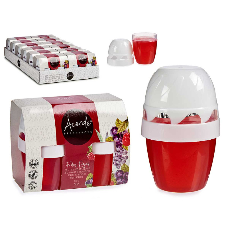Ambientador Gel Frutos Vermelhos 2x140g