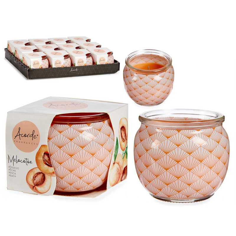 Vela Copo Perfumada Pêssego
