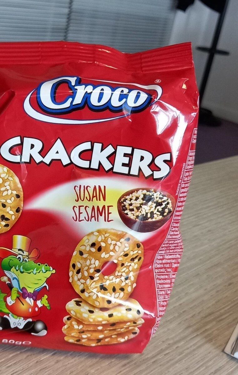 Croco Crackers Semente Sesamo 100 gr