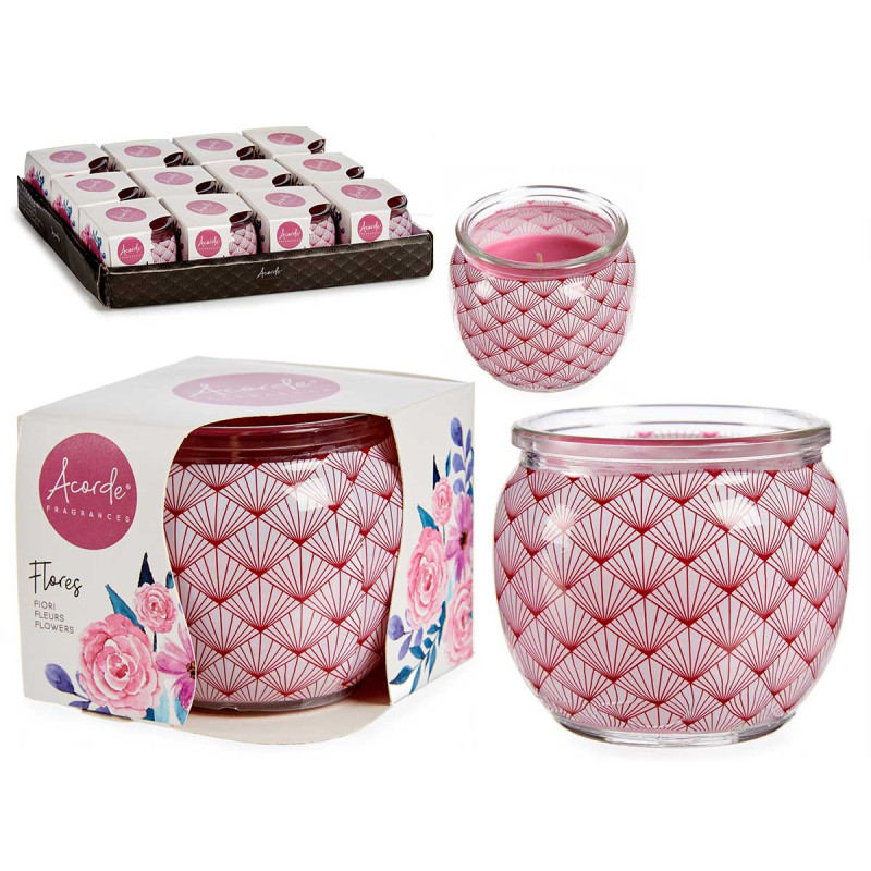 Vela Copo Perfumada Flores
