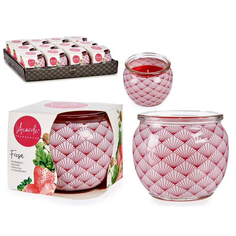 Vela Copo Perfumada Morango