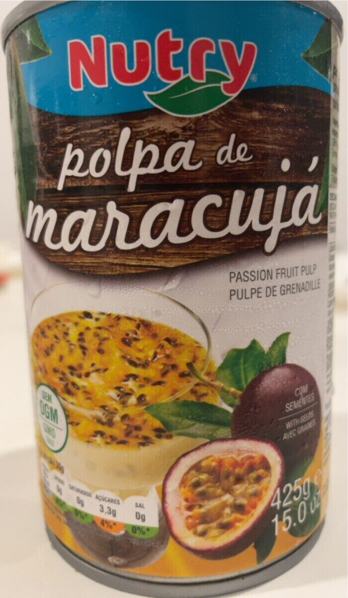 Nutry Polpa Maracujá 410 Gr