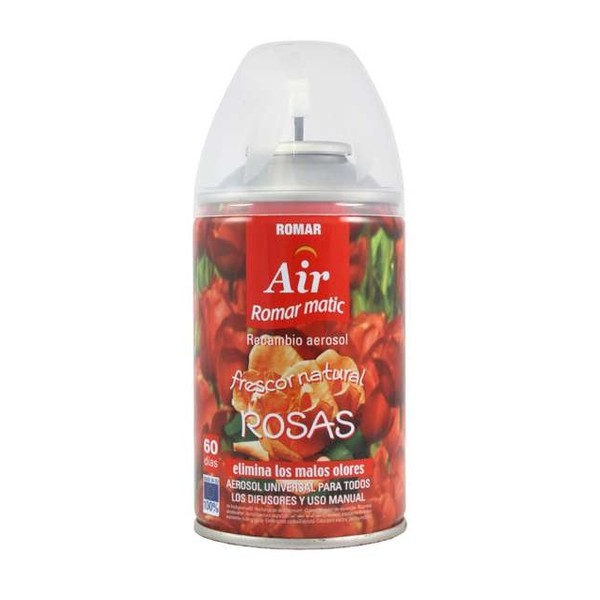 Amb. Spray Rosas Recarga 250ml  Romar