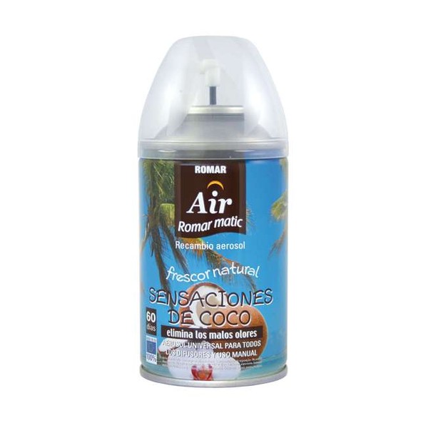 Amb. Spray Côco Recarga 250ml  Romar