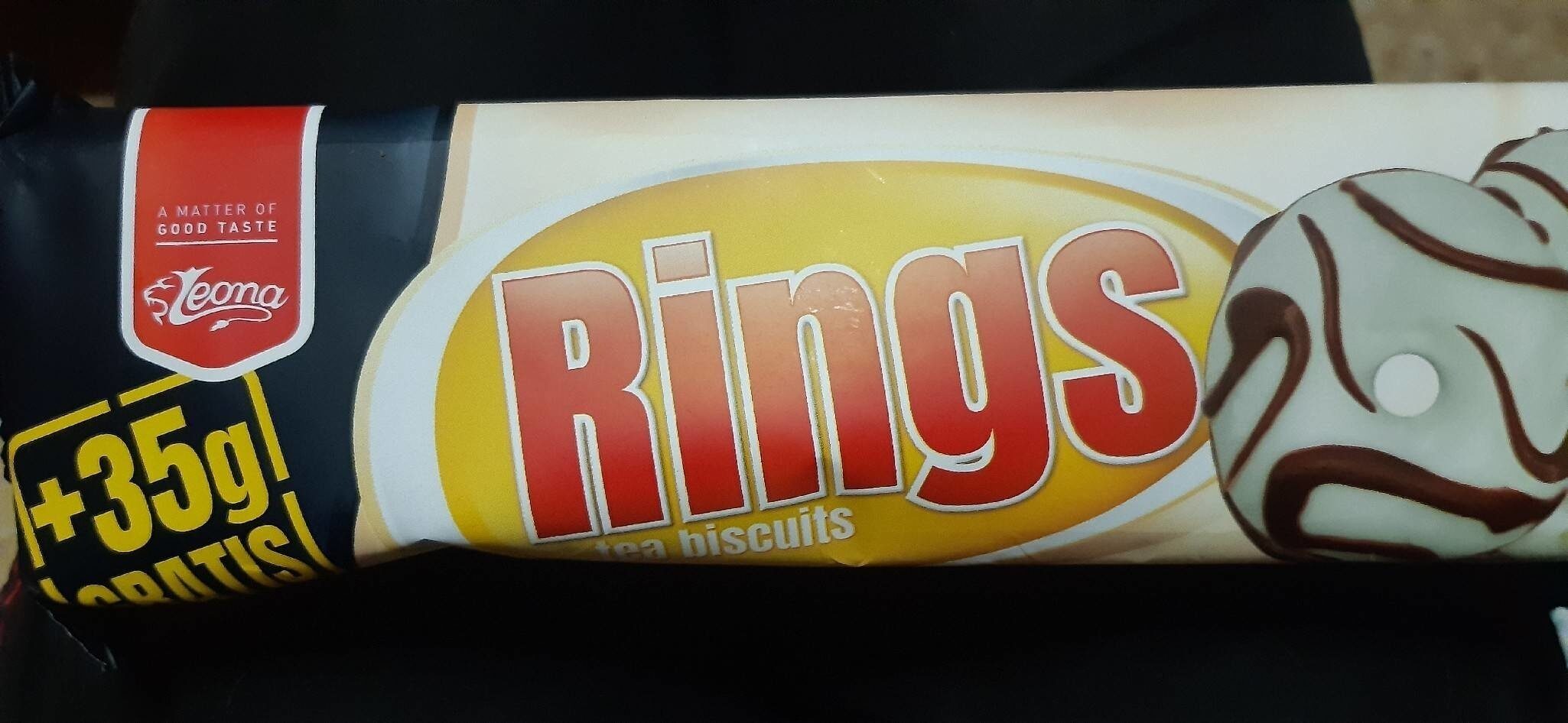 Rings Chocolate Branco/Chocolate 90 Gr