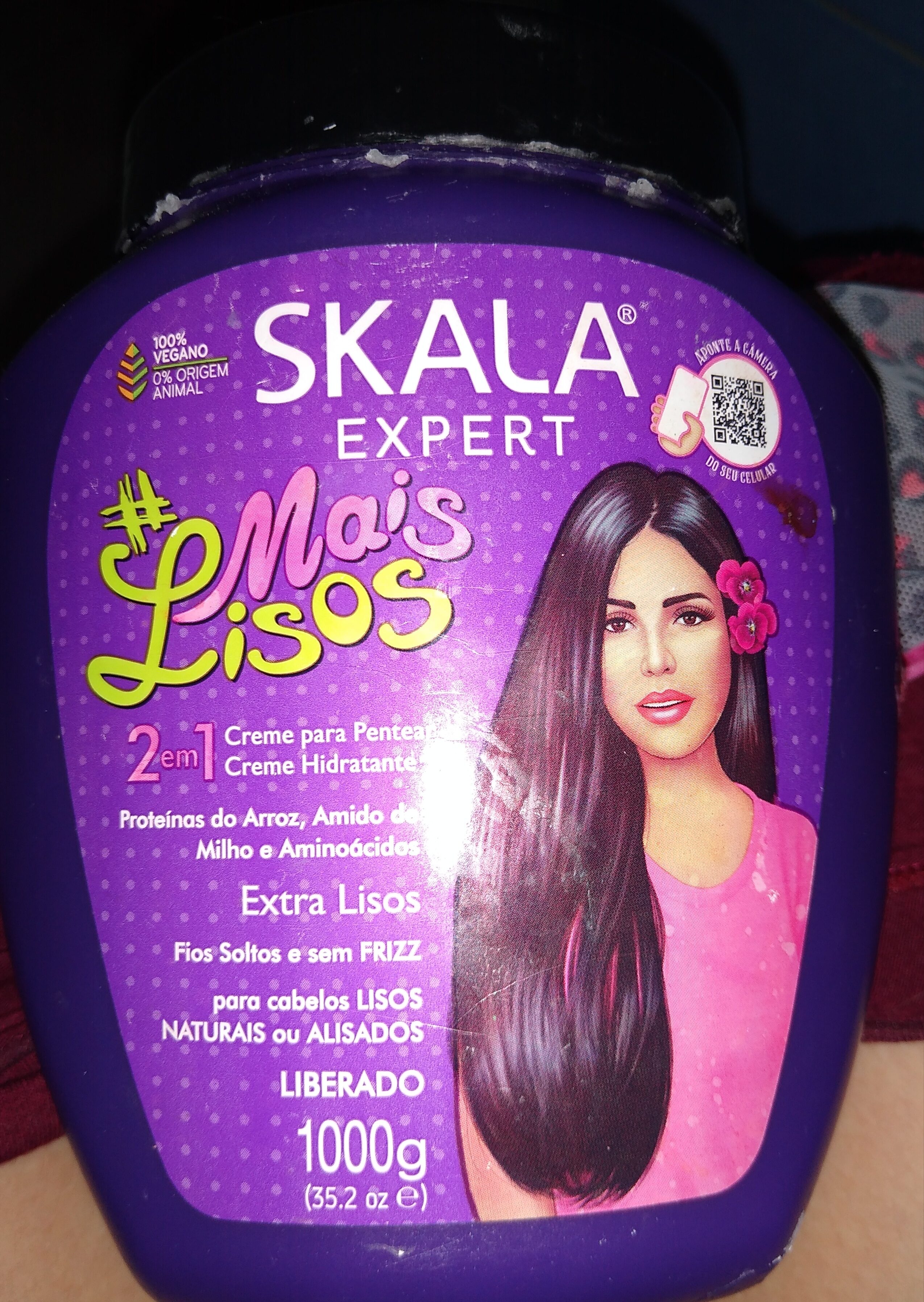 Skala Mascara Cabelo Extra Lisos 1000 Gr