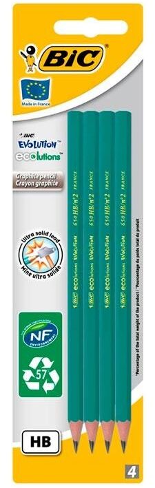 Lapis Bic Evolution Pack 4