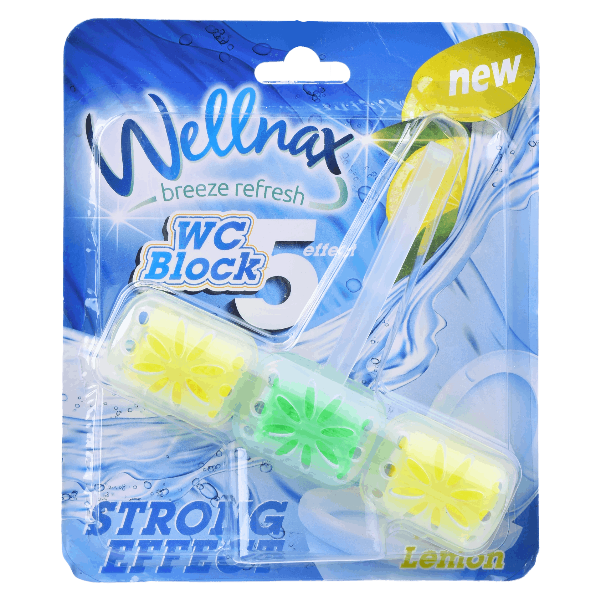 Wellnax Bloco Wc Limão 57 gr