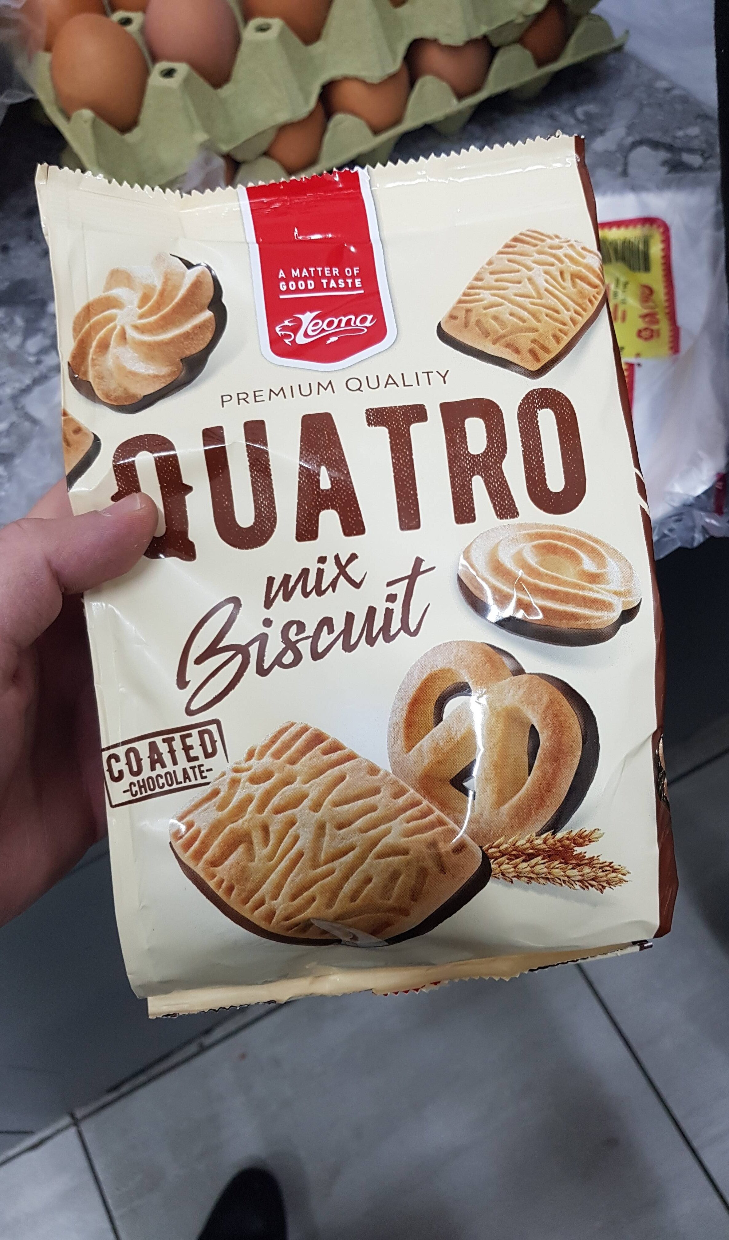 Leona Bolacha Quatro Mix Biscuits 300 g