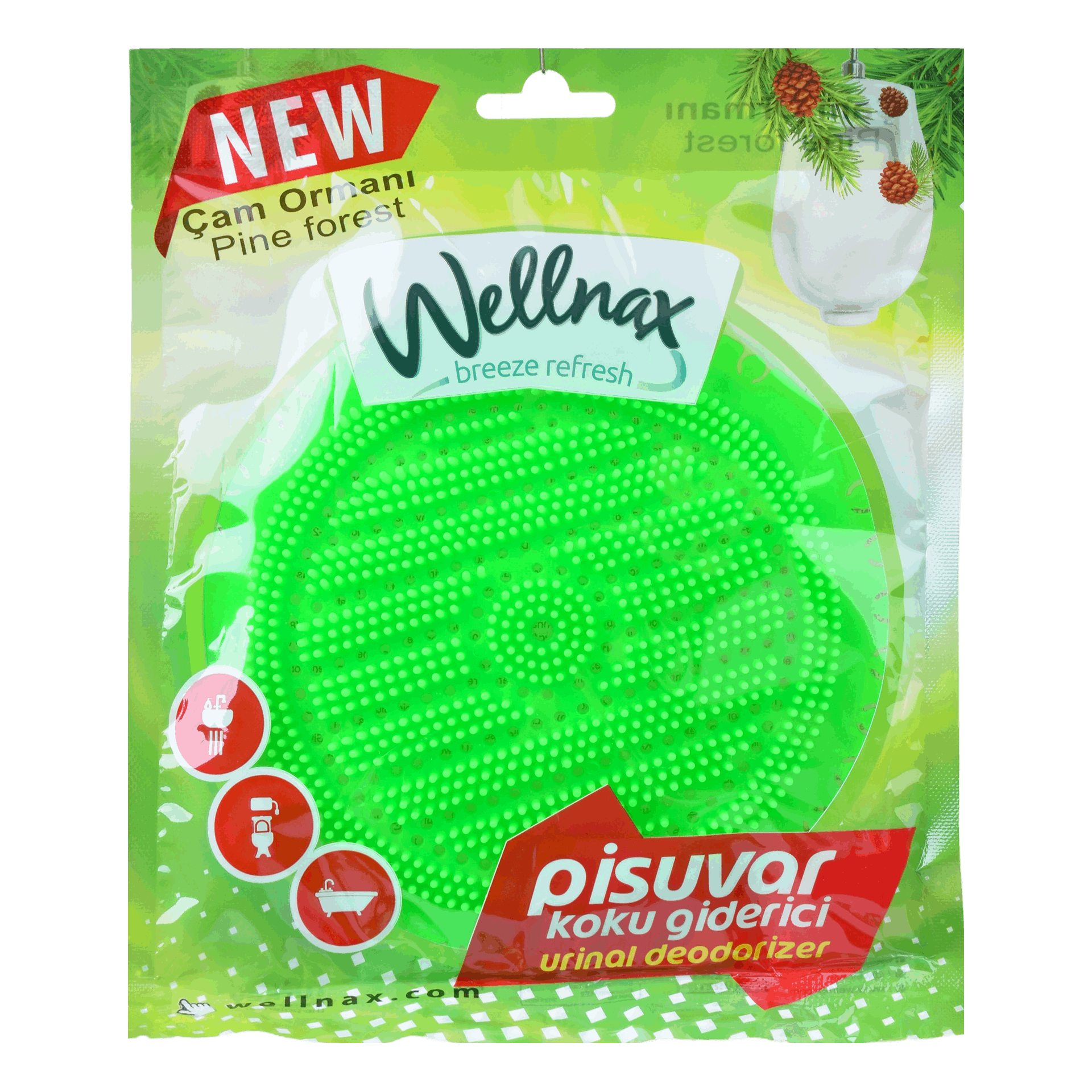 Wellnax Ambientador P/Urinol Pinho 50 gr