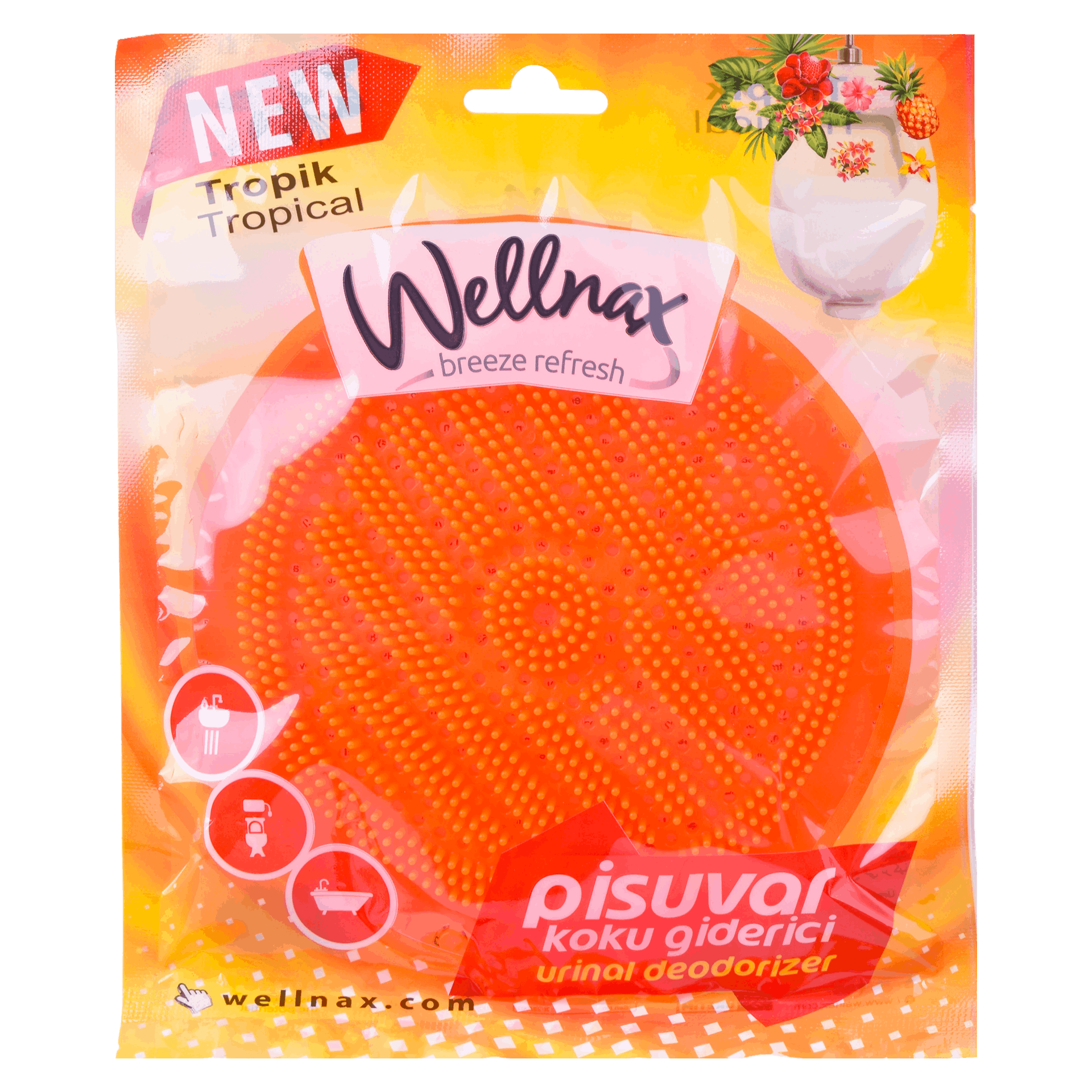 Wellnax Ambientador P/Urinol Tropical 50 gr