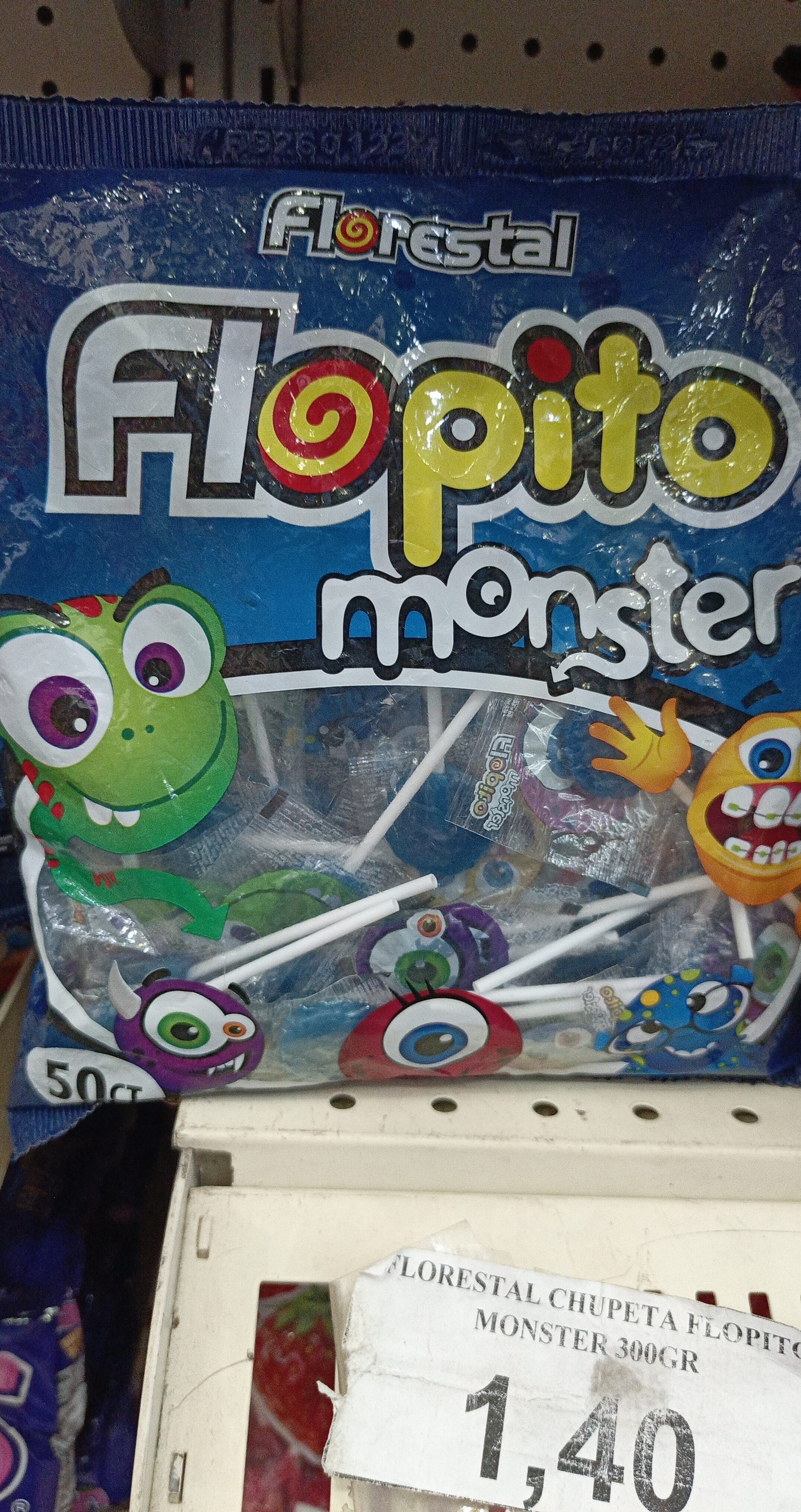 Chupa Plano Monster 50 unid