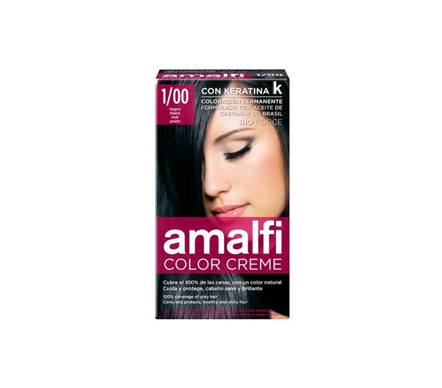 Amalfi Tinta Cabelo Preto 1/00