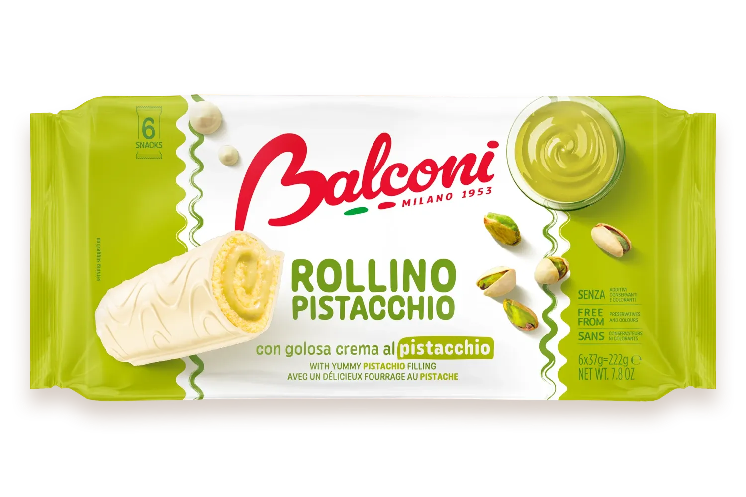 Rollino de Pistachio Balconi 222 Gr