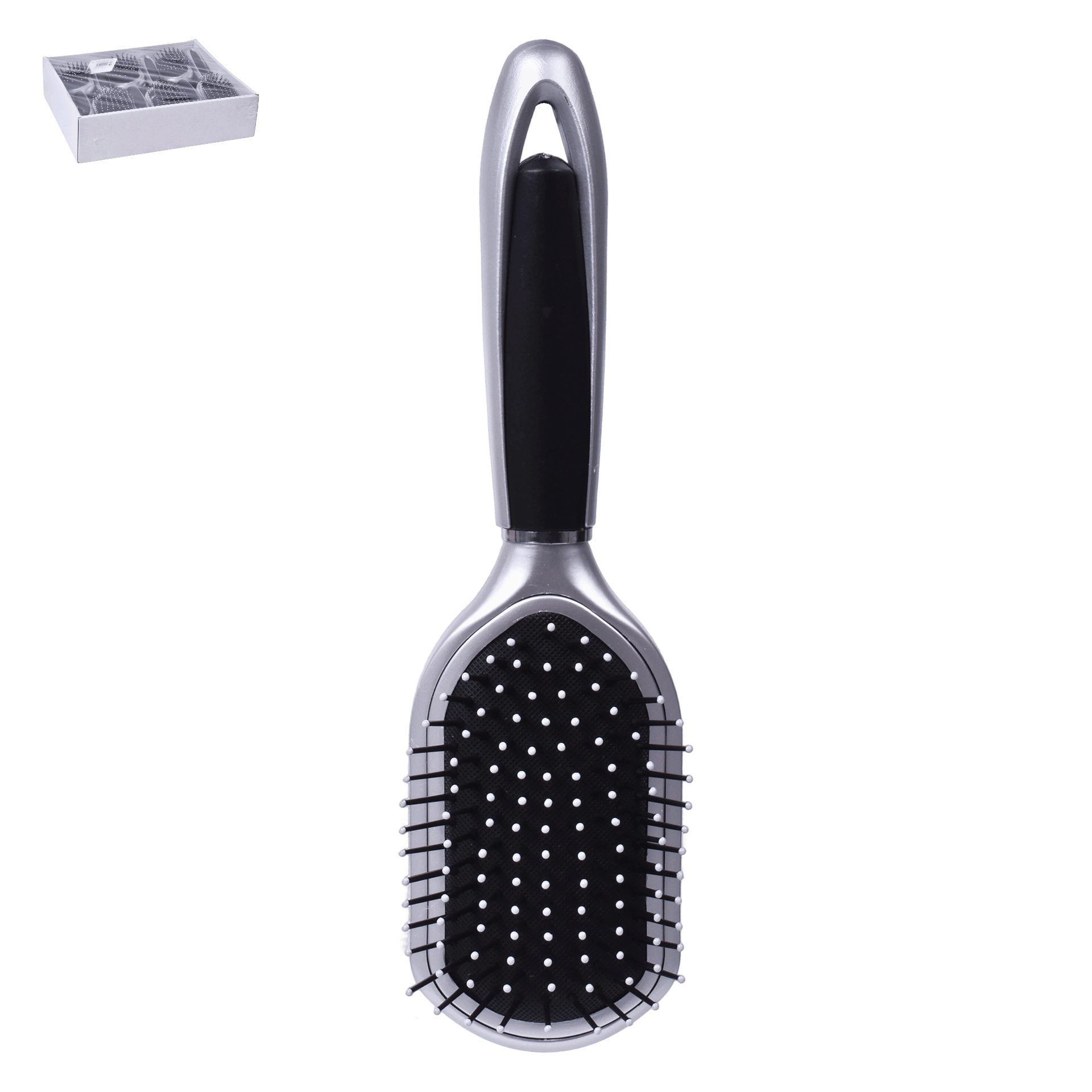 Escova Cabelo Pneumatica Cinza