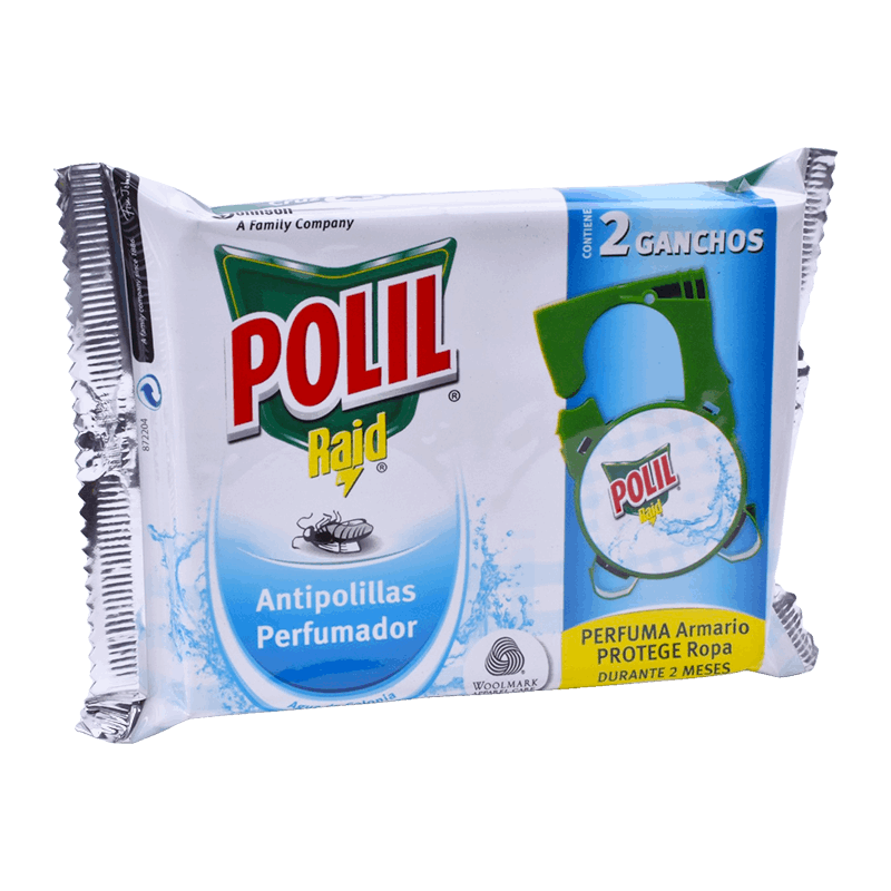 Raid Gancho Perfumador Polil 2 unid