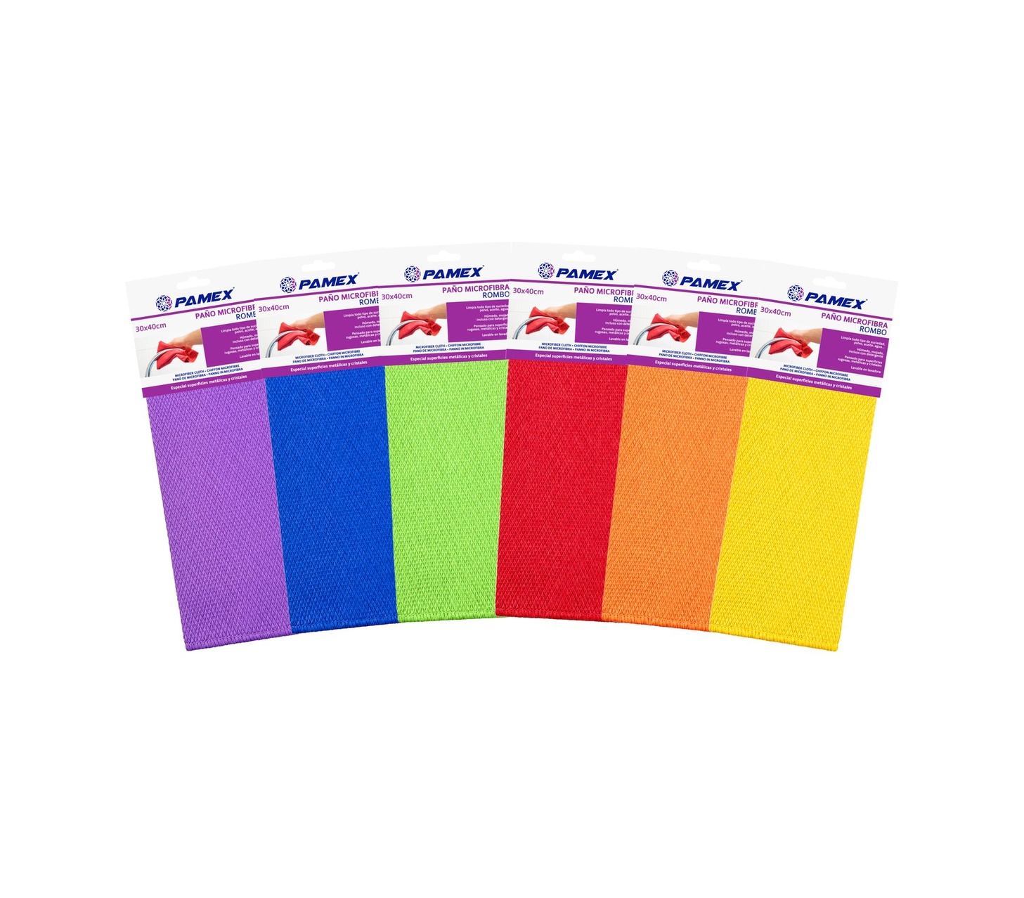 Pamex Pano Microfibras Rombo 30x40 cm