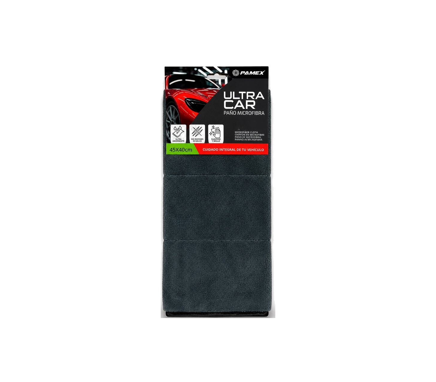 Pamex Pano Microfibra Auto 45 x 40 cm