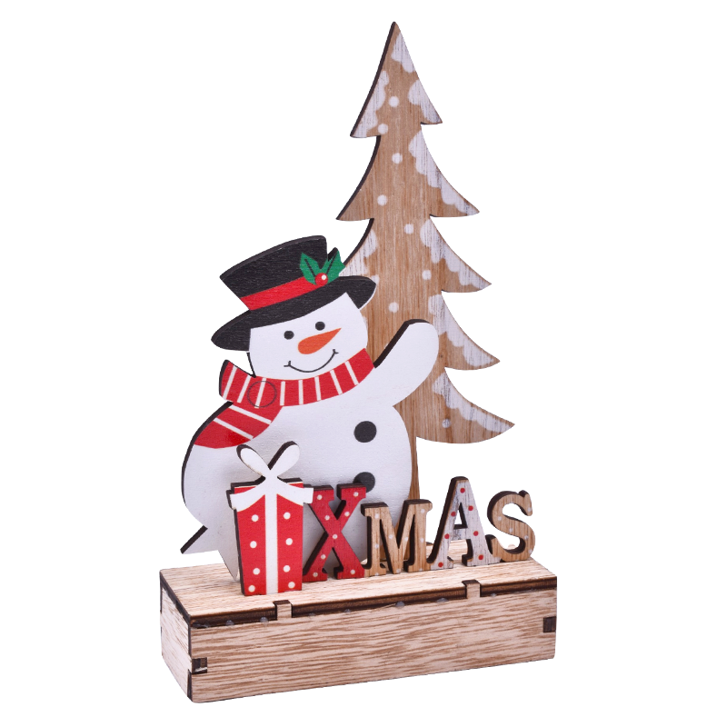 Decoração Natal Boneco Neve 21 x 12 cm