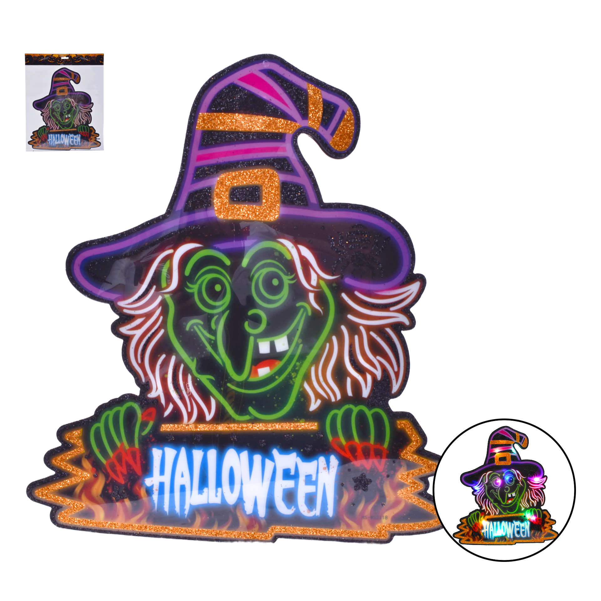 Pingente Halloween C/Luz