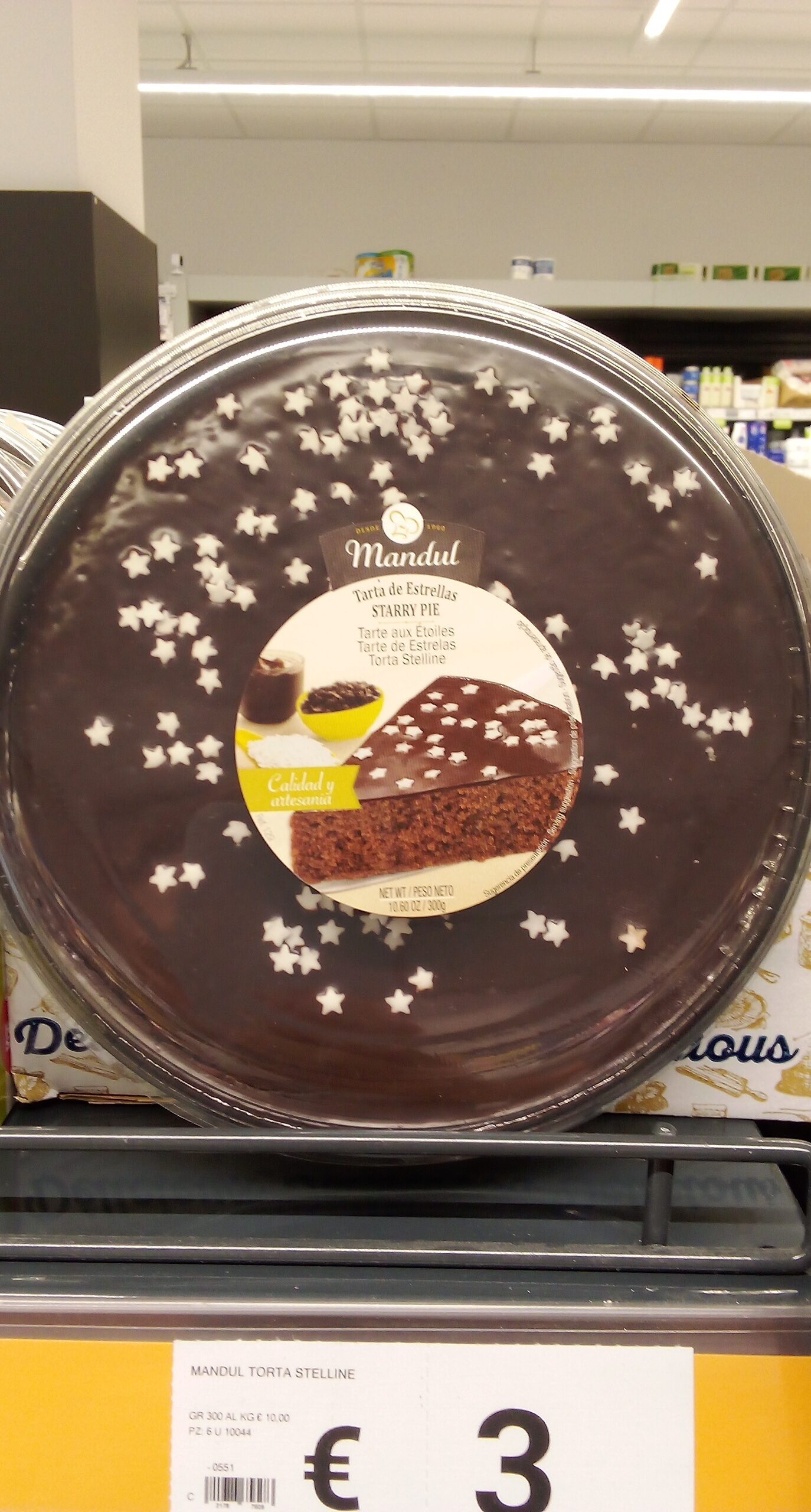 Tarte Estrelas 300 Gr Mandul