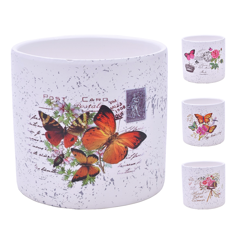 Garden Vaso Decorado 11,5 x 10,5 cm