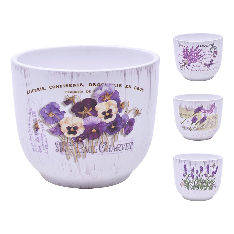 Garden Vaso Decorado 11,5 x 10,5 cm
