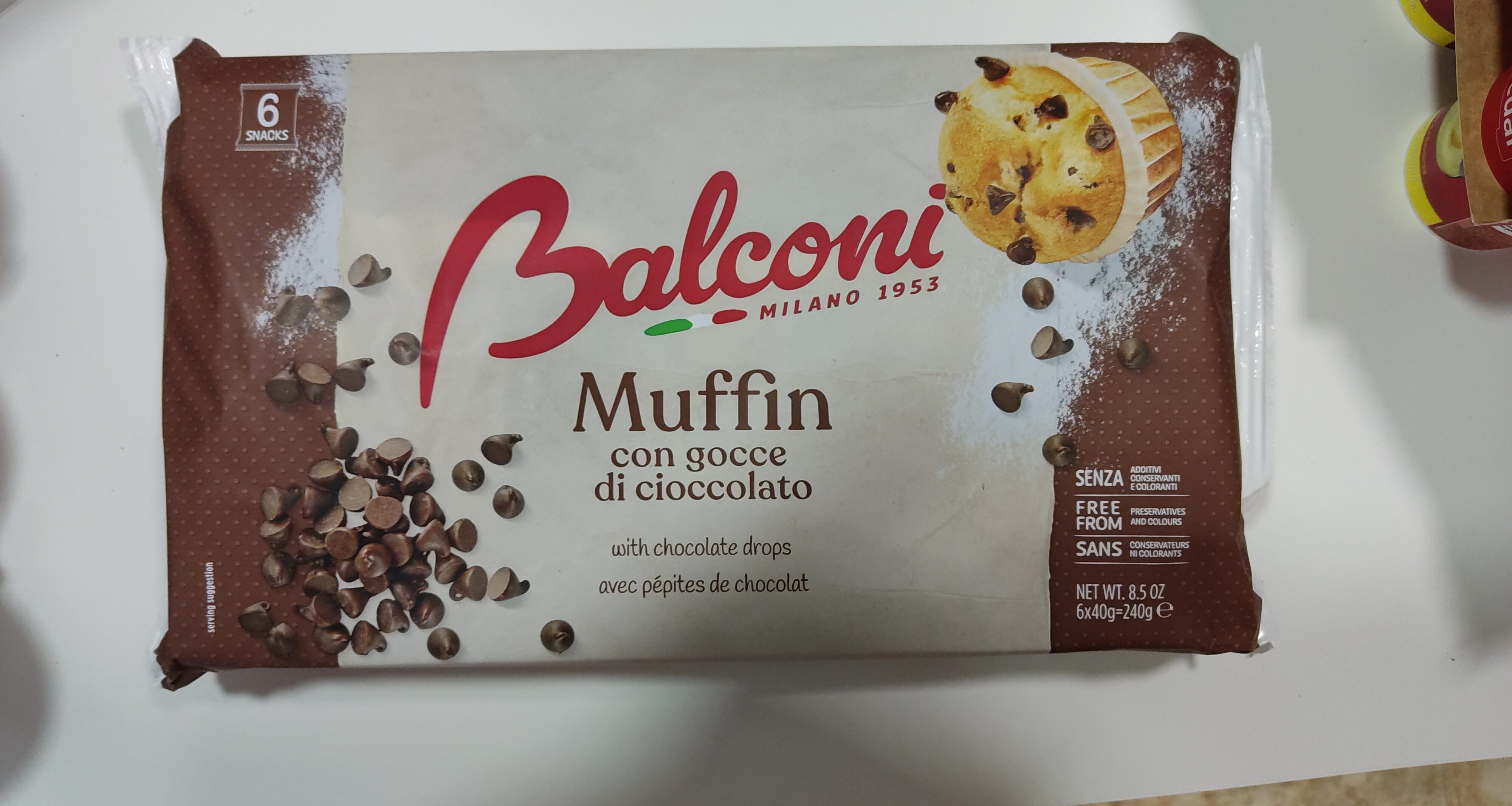 Balconi Muffin Chocolate 240 gr