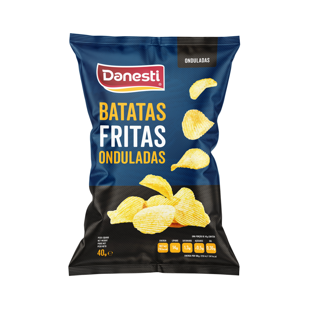 Danesti Batata Frita Ondulada Clássica 40 g