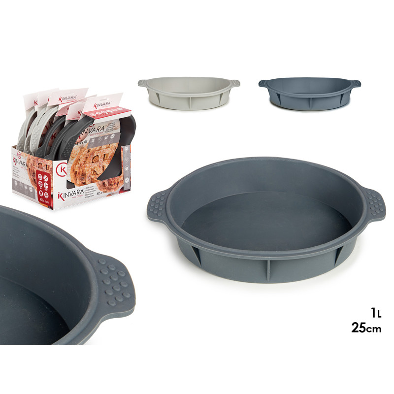 Forma Bolos Silicone C/Asas 25x4CM