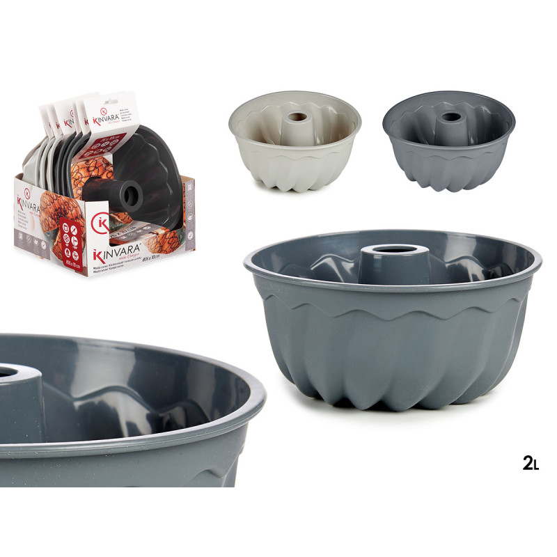 Forma Bolos Silicone C/Buraco 26x10CM