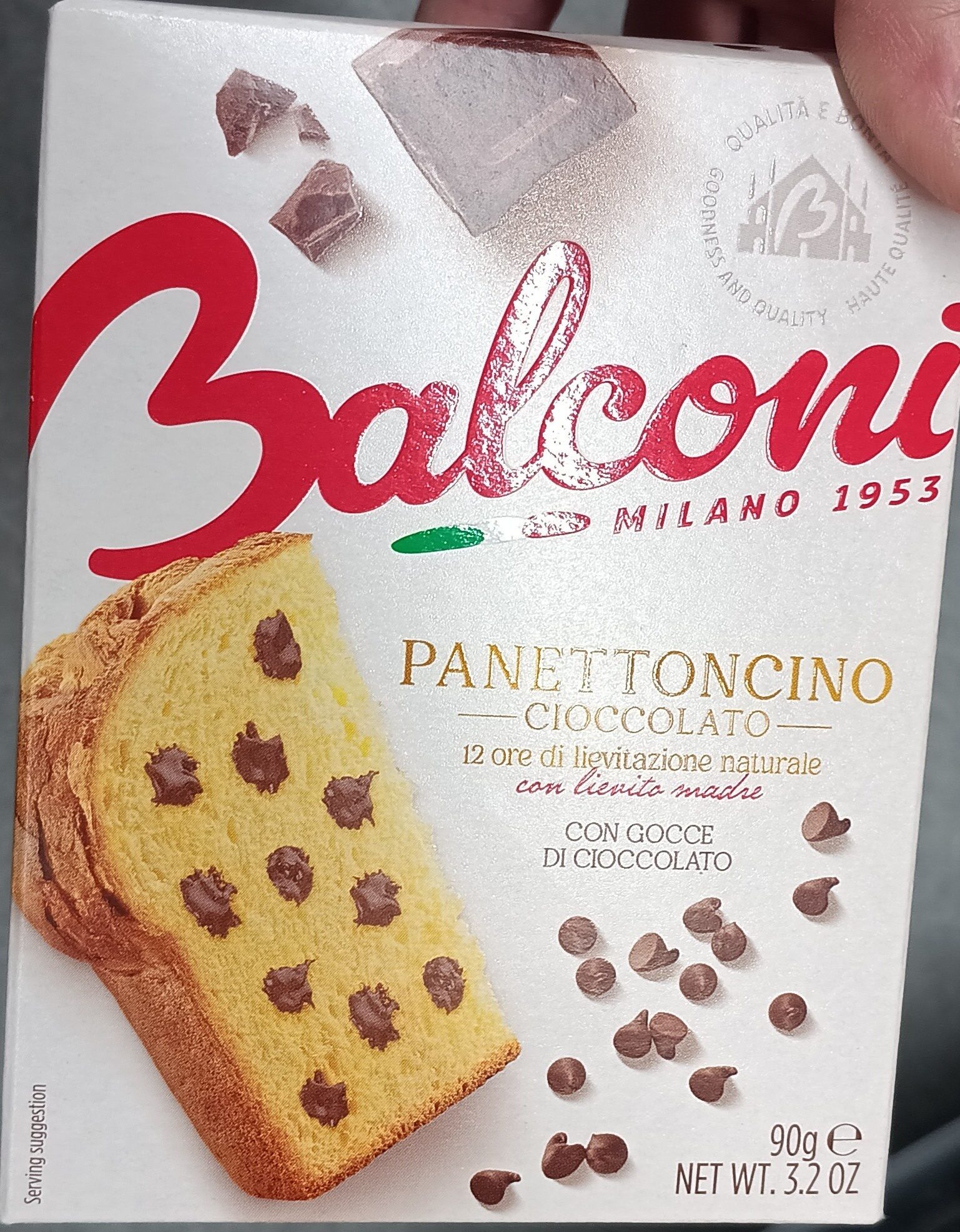 Balconi Panettoncino Chocolate 90 gr