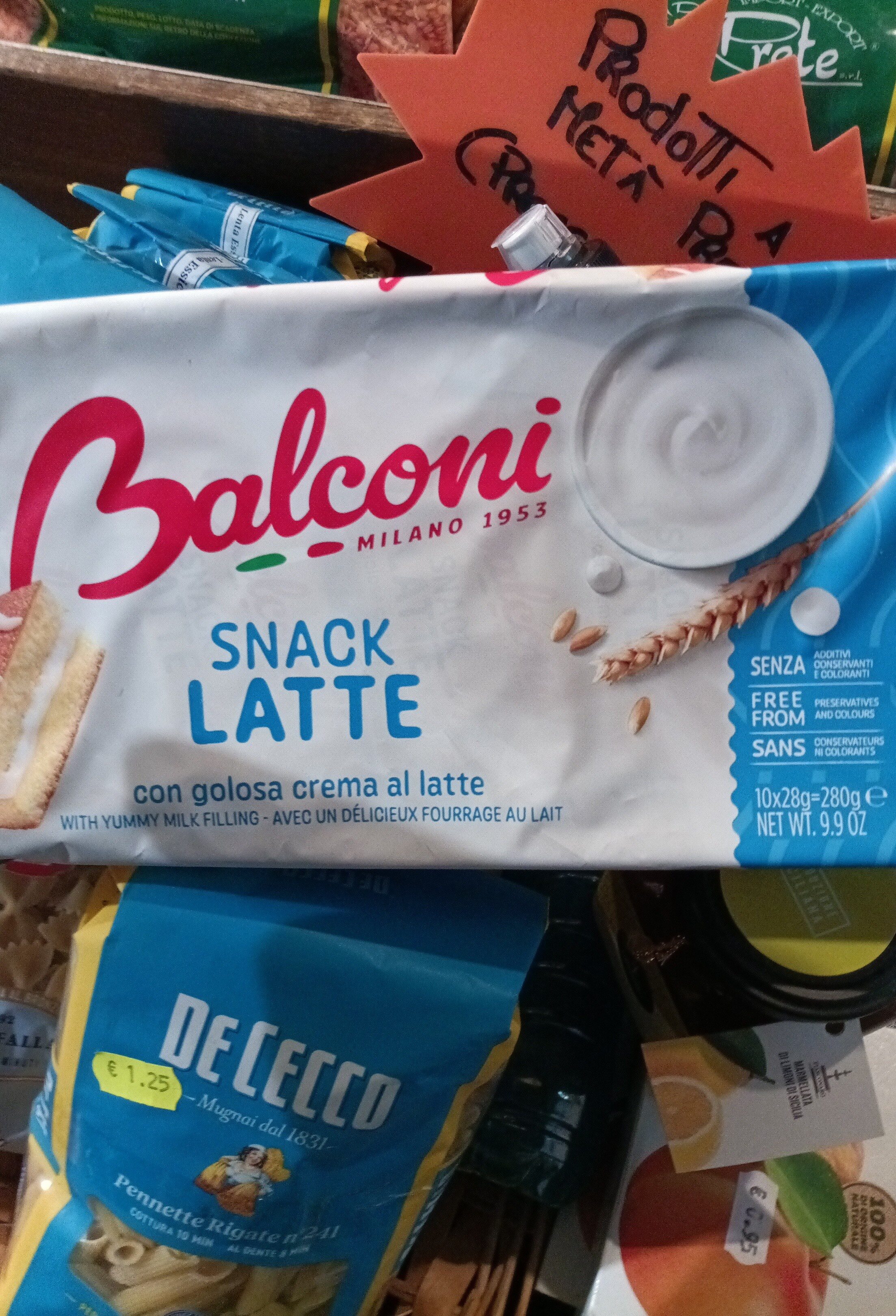 Balconi Snack de Leite 280 Gr