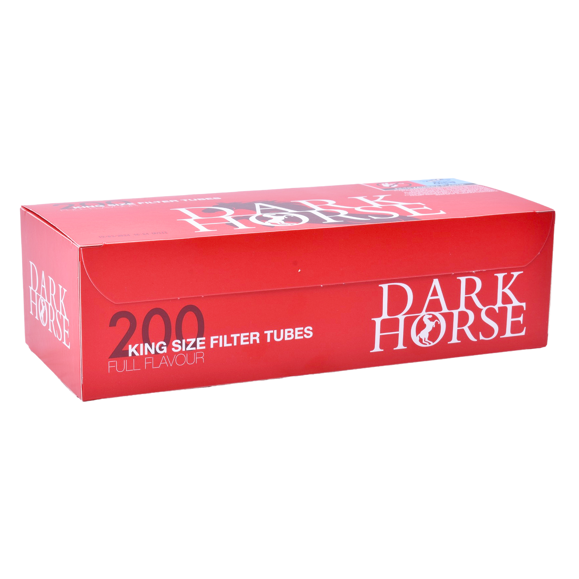 Tubo Cigarro Dark Horse 200 unid