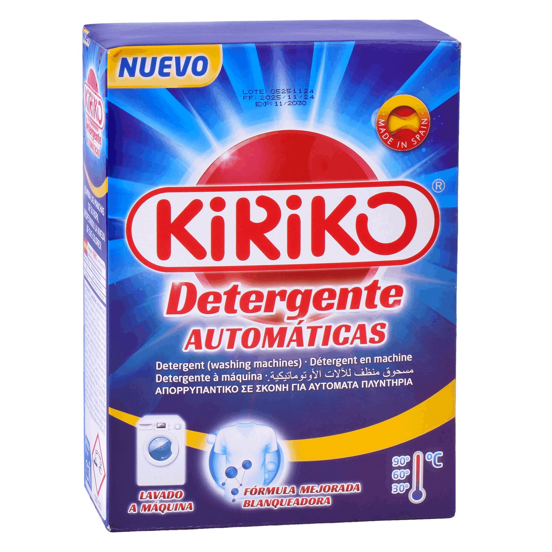 Kiriko Det.Máquina Roupa 400 Gr