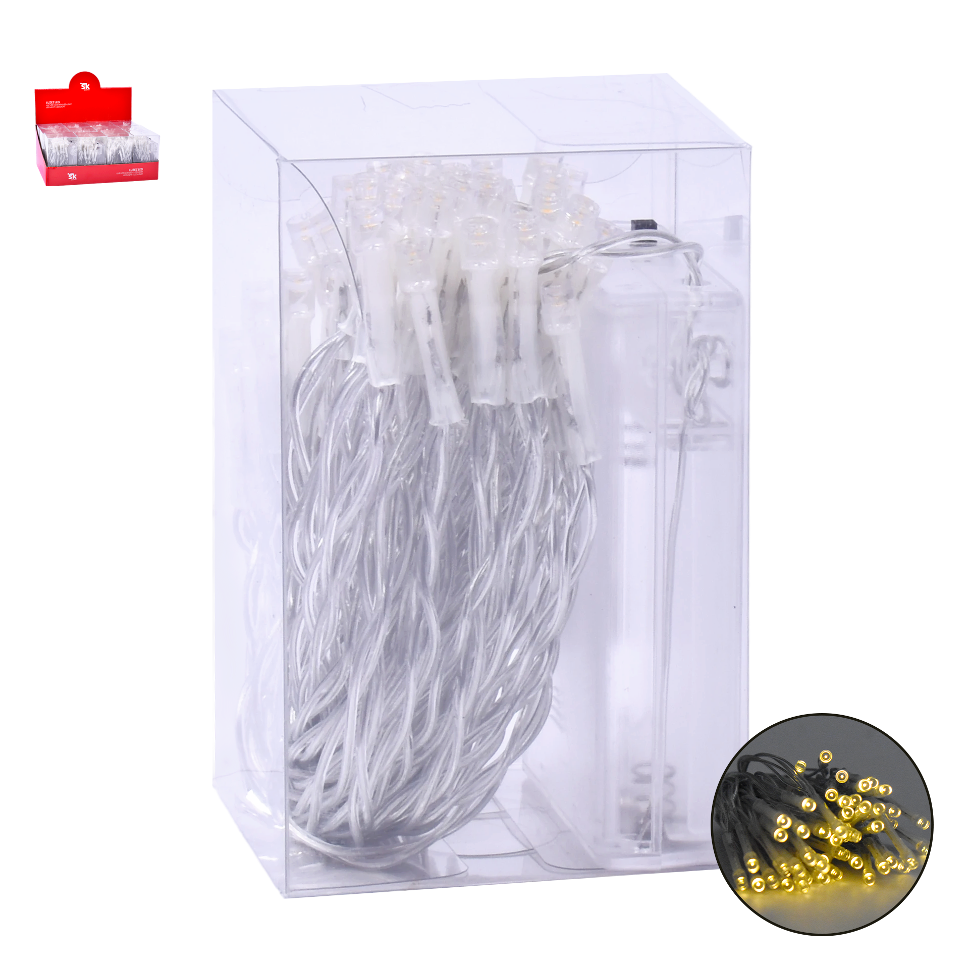 Luzes Natal Led Branca 7 mt