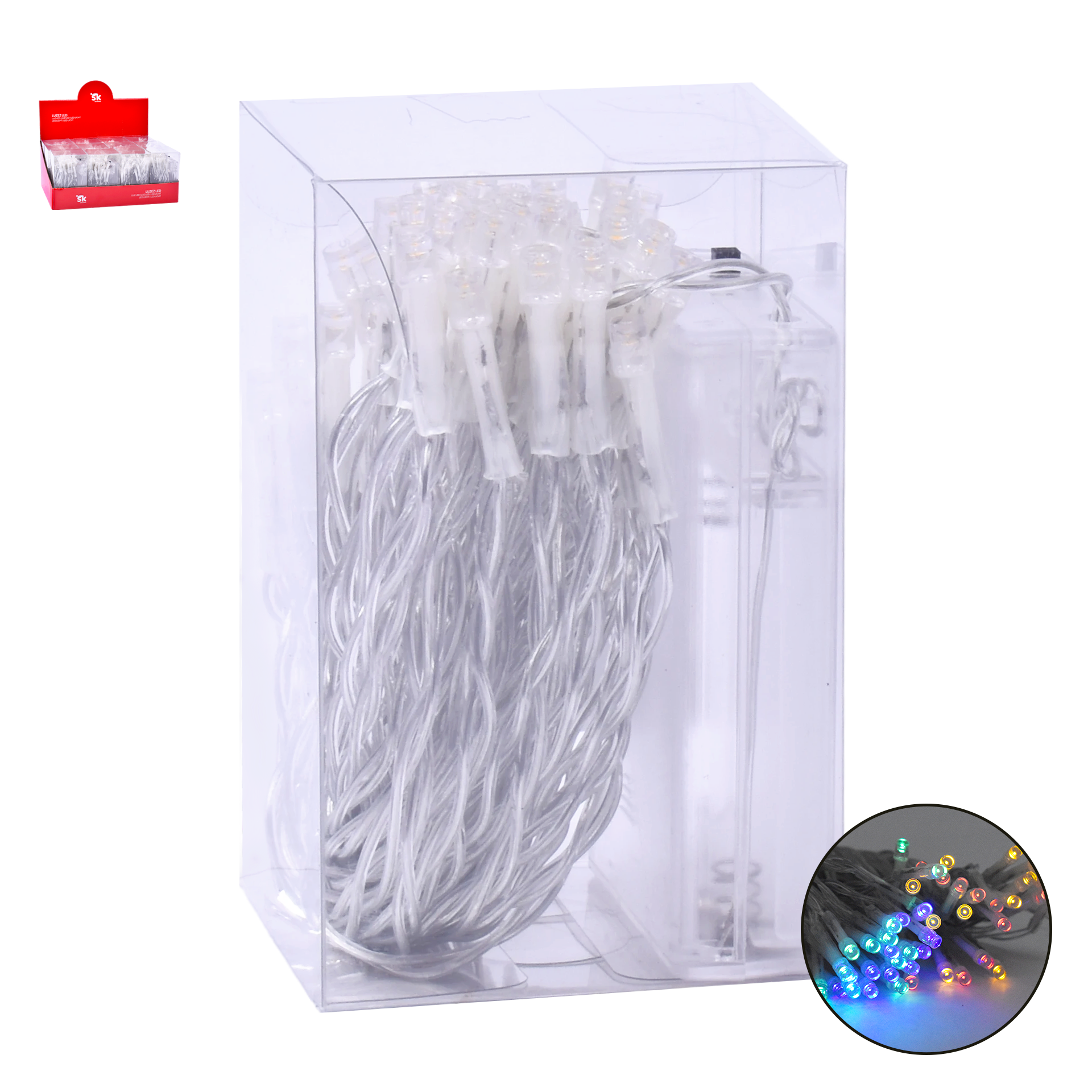 Luzes Natal Led Colorida 7 mt