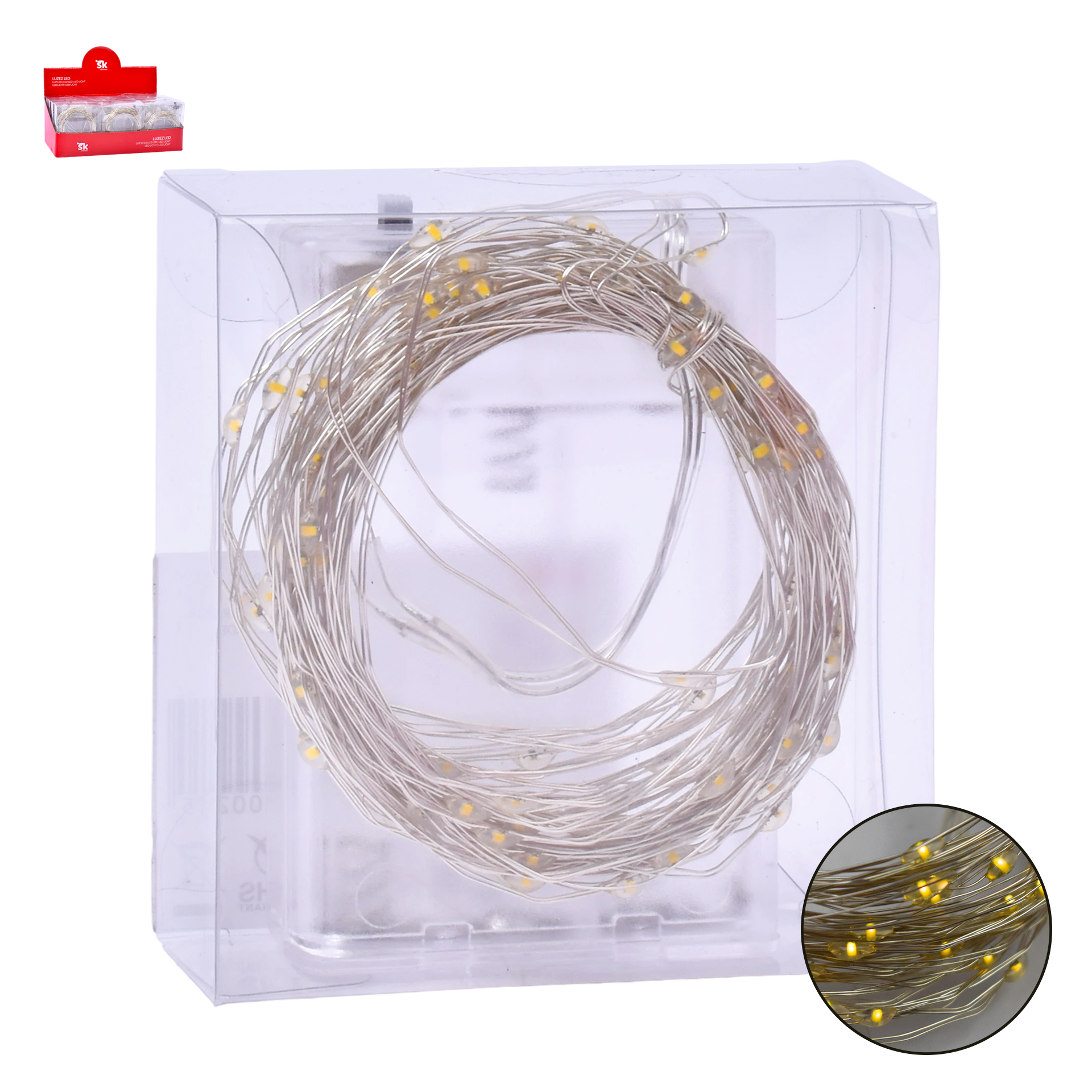 Luzes Natal Led Branca 10 mt