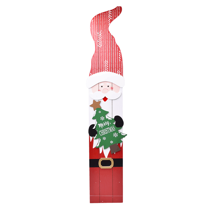 Decoração Pai Natal Mdf 121 cm