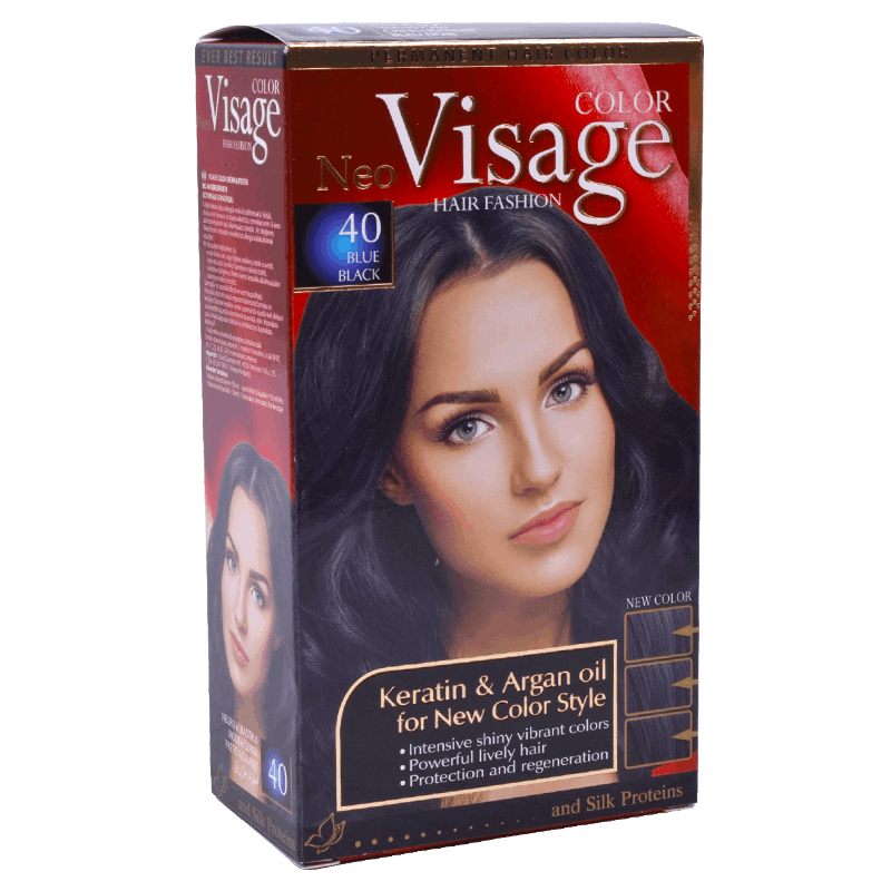 Neo Visage Tinta Cabelo Preto Azulado